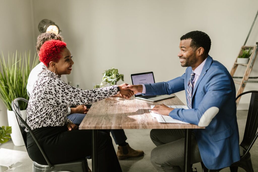 People Sitting at the Table